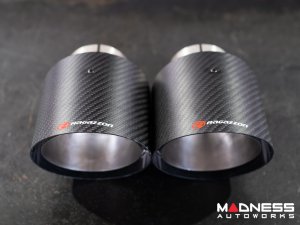Alfa Romeo Stelvio Custom Exhaust Tips - Ragazzon - Stainless Steel - Carbon Fiber Alfa Romeo Stelvio Custom Exhaust Tips - Ragazzon - Stainless Steel - Carbon Fiber